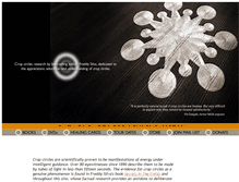 Tablet Screenshot of cropcirclesecrets.org